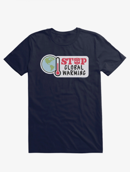 global warming t shirts